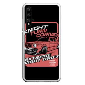 Чехол для Honor 20 с принтом Extreme night drift в Петрозаводске, Силикон | Область печати: задняя сторона чехла, без боковых панелей | Тематика изображения на принте: auto | car | cars | concept | crash | drift | drifting | extreme | fast | garage | race | racing | rally | super | turbo | автомобил | быстрый | дрифт | классика | экстрим