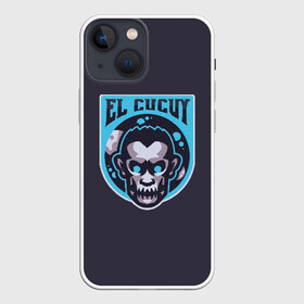 Чехол для iPhone 13 mini с принтом EL CUCUY в Петрозаводске,  |  | cucuy | el cucuy | mma | tony ferguson | ufc | бабайка | бугимен | конор | мма | орел | тони | тони фергюсон | хабиб | эль кукуй | юфс