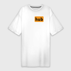 Платье-футболка хлопок с принтом GitHub Fork Place в Петрозаводске,  |  | git hub | github | it | кодинг