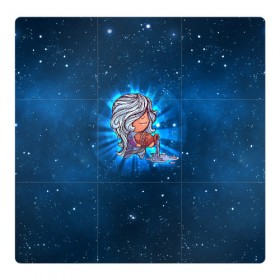Магнитный плакат 3Х3 с принтом Водолей в Петрозаводске, Полимерный материал с магнитным слоем | 9 деталей размером 9*9 см | вселенная | гороскоп | знаки зодиака | зодиак | космос | медитация | планеты