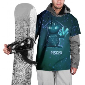 Накидка на куртку 3D с принтом Рыбы в Петрозаводске, 100% полиэстер |  | вселенная | гороскоп | знаки зодиака | зодиак | космос | медитация | планеты