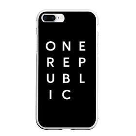 Чехол для iPhone 7Plus/8 Plus матовый с принтом One Republic (+спина) в Петрозаводске, Силикон | Область печати: задняя сторона чехла, без боковых панелей | Тематика изображения на принте: one republic | уан репаблик