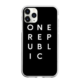 Чехол для iPhone 11 Pro матовый с принтом One Republic (+спина) в Петрозаводске, Силикон |  | one republic | уан репаблик
