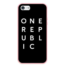 Чехол для iPhone 5/5S матовый с принтом One Republic (+спина) в Петрозаводске, Силикон | Область печати: задняя сторона чехла, без боковых панелей | Тематика изображения на принте: one republic | уан репаблик