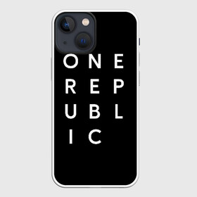 Чехол для iPhone 13 mini с принтом One Republic (+спина) в Петрозаводске,  |  | one republic | уан репаблик