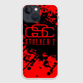 Чехол для iPhone 13 mini с принтом Stalker GSC red в Петрозаводске,  |  | gsc game world | stalker | stalker 2 | stalker 2 дата | stalker 2 прохождение | stalker red | stalker майка | скачать stalker 2 | сталкер | сталкер майка | сталкер свидшот