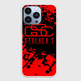 Чехол для iPhone 13 Pro с принтом Stalker GSC red в Петрозаводске,  |  | gsc game world | stalker | stalker 2 | stalker 2 дата | stalker 2 прохождение | stalker red | stalker майка | скачать stalker 2 | сталкер | сталкер майка | сталкер свидшот