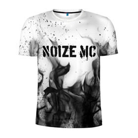 Мужская футболка 3D спортивная с принтом NOIZE MC в Петрозаводске, 100% полиэстер с улучшенными характеристиками | приталенный силуэт, круглая горловина, широкие плечи, сужается к линии бедра | noize mc | rap | все как у людей | гой еси | нойз мс | рэп | чайлдфри.