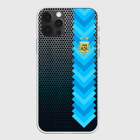 Чехол для iPhone 12 Pro Max с принтом Аргентина форма в Петрозаводске, Силикон |  | аргентина | атрибутика | бег | победа | поле | сборная | соты | спорт | узор | футбол