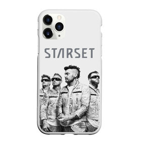 Чехол для iPhone 11 Pro матовый с принтом Starset Band в Петрозаводске, Силикон |  | logo | rock | starset | лого | рок | старсет