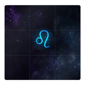 Магнитный плакат 3Х3 с принтом Лев в Петрозаводске, Полимерный материал с магнитным слоем | 9 деталей размером 9*9 см | вселенная | гороскоп | знаки зодиака | зодиак | космос | медитация | планеты
