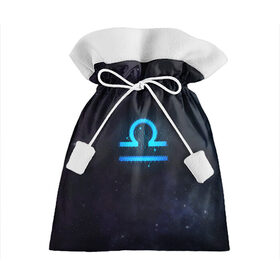 Подарочный 3D мешок с принтом Весы в Петрозаводске, 100% полиэстер | Размер: 29*39 см | вселенная | гороскоп | знаки зодиака | зодиак | космос | медитация | планеты