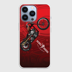 Чехол для iPhone 13 Pro с принтом Vintage chopper motorcycle в Петрозаводске,  |  | bike | crash | drift | extreme | jawa | motor cycle | motorbike | motorcycle | race | racing | rally | turbo | автомобил | быстрый | классика | мотоцикл | скремблер | экстрим