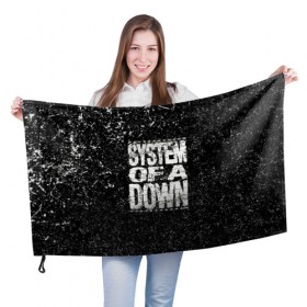 Флаг 3D с принтом System of a Down в Петрозаводске, 100% полиэстер | плотность ткани — 95 г/м2, размер — 67 х 109 см. Принт наносится с одной стороны | soad | soil | system of a down | группа | дав | дарон малакян | джон долмаян | метал | оф | рок | серж танкян | систем | соад | сод | соэд | шаво одаджян | э доун