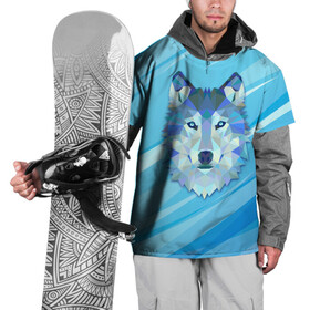 Накидка на куртку 3D с принтом Холодный волк в Петрозаводске, 100% полиэстер |  | абсстракция | большой | вой | волчара | глаза | животное | зима | зубы | клыки | крутая | крутой | лайка | лёд | молнии | ну | оскал | осколки | погоди | полигон | серый | снег | хаски | хищник | холод