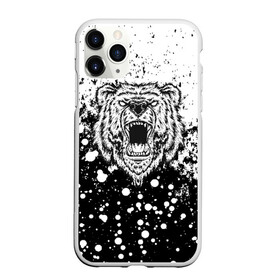 Чехол для iPhone 11 Pro Max матовый с принтом Grizzly Bear в Петрозаводске, Силикон |  | animal | bear | grizzly | paint | гризли | животные | краска | медведь
