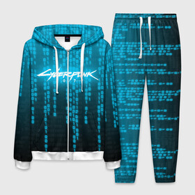 Мужской костюм 3D с принтом CYBERPUNK 2077 в Петрозаводске, 100% полиэстер | Манжеты и пояс оформлены тканевой резинкой, двухслойный капюшон со шнурком для регулировки, карманы спереди | 2077 | cyberpunk 2020 | cyberpunk 2077 | cyberpunk 2077 samurai | cyberpunk city | кибер панк. | киберпанк | киберпанк 2077