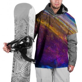 Накидка на куртку 3D с принтом Краска в Петрозаводске, 100% полиэстер |  | bubbles | color | абстрактно | абстракция | гель | краска | краски | красочный | лак | покрашенный | покрашены | пузыри | пузырь | пузырьки