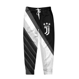 Мужские брюки 3D с принтом Juventus в Петрозаводске, 100% полиэстер | манжеты по низу, эластичный пояс регулируется шнурком, по бокам два кармана без застежек, внутренняя часть кармана из мелкой сетки | 