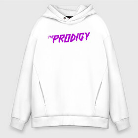 Мужское худи Oversize хлопок с принтом THE PRODIGY в Петрозаводске, френч-терри — 70% хлопок, 30% полиэстер. Мягкий теплый начес внутри —100% хлопок | боковые карманы, эластичные манжеты и нижняя кромка, капюшон на магнитной кнопке | prodigy | the prodigy