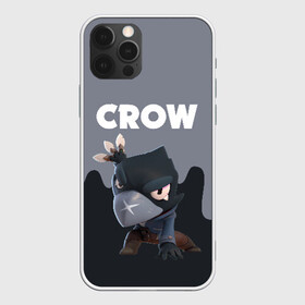 Чехол для iPhone 12 Pro с принтом BRAWL STARS CROW в Петрозаводске, силикон | область печати: задняя сторона чехла, без боковых панелей | android | brawl stars | colt | crow | games | leon | penny | poco. | shelly | spike | wanted | брав | бравл старс | звезды | игры | мобильные игры | старс