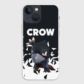 Чехол для iPhone 13 mini с принтом BRAWL STARS CROW в Петрозаводске,  |  | android | brawl stars | colt | crow | games | leon | penny | poco. | shelly | spike | wanted | брав | бравл старс | звезды | игры | мобильные игры | старс