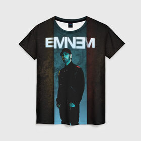 Женская футболка 3D с принтом Eminem в Петрозаводске, 100% полиэфир ( синтетическое хлопкоподобное полотно) | прямой крой, круглый вырез горловины, длина до линии бедер | emenem | eminem | hip hop | hiphop | kamikaze | marshal mathers | marshall | marshall mathers | rap | rap god | revival | slim shadi | slim shady | venom | еминем | олдскул | реп | рэп | хипхоп | эминем