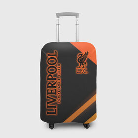 Чехол для чемодана 3D с принтом Liverpool F.C. в Петрозаводске, 86% полиэфир, 14% спандекс | двустороннее нанесение принта, прорези для ручек и колес | 