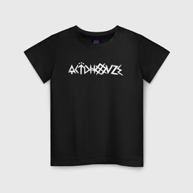 Детская футболка хлопок с принтом ATL ACIDHOUZE в Петрозаводске, 100% хлопок | круглый вырез горловины, полуприлегающий силуэт, длина до линии бедер | Тематика изображения на принте: 