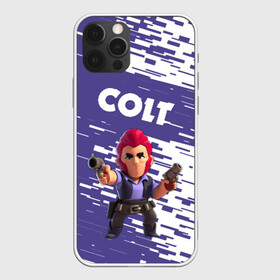 Чехол для iPhone 12 Pro с принтом BRAWL STARS COLT в Петрозаводске, силикон | область печати: задняя сторона чехла, без боковых панелей | android | brawl stars | colt | crow | games | leon | penny | poco. | shelly | spike | wanted | брав | бравл старс | звезды | игры | мобильные игры | старс