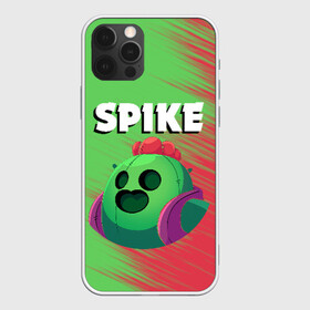 Чехол для iPhone 12 Pro с принтом BRAWL STARS SPIKE в Петрозаводске, силикон | область печати: задняя сторона чехла, без боковых панелей | android | brawl stars | colt | crow | games | leon | penny | poco. | shelly | spike | wanted | брав | бравл старс | звезды | игры | мобильные игры | старс