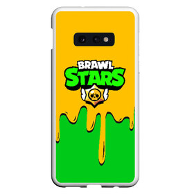 Чехол для Samsung S10E с принтом BRAWL STARS в Петрозаводске, Силикон | Область печати: задняя сторона чехла, без боковых панелей | brawl stars | bull | colt | leon | stars | берли | бо | брок | ворон | джесси | динамайк | дэррил | кольт | леон | мортис | нита | пайпер | пенни | поко | пэм | рикошет | спайк | тара | фрэнк | шелли | эль примо