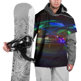 Накидка на куртку 3D с принтом Neon в Петрозаводске, 100% полиэстер |  | neon | город | города | городе | городом | городской | неон | неонка | неоновые | неоновый | свет | светящиеся | светящийся | светящимся
