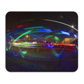 Коврик для мышки прямоугольный с принтом Neon в Петрозаводске, натуральный каучук | размер 230 х 185 мм; запечатка лицевой стороны | Тематика изображения на принте: neon | город | города | городе | городом | городской | неон | неонка | неоновые | неоновый | свет | светящиеся | светящийся | светящимся