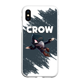 Чехол для iPhone XS Max матовый с принтом BRAWL STARS CROW в Петрозаводске, Силикон | Область печати: задняя сторона чехла, без боковых панелей | brawl stars | bull | colt | crow | leon | stars | берли | бо | брок | ворон | джесси | динамайк | дэррил | кольт | леон | мортис | нита | пайпер | пенни | поко | пэм | рикошет | спайк | фрэнк | шелли | эль примо