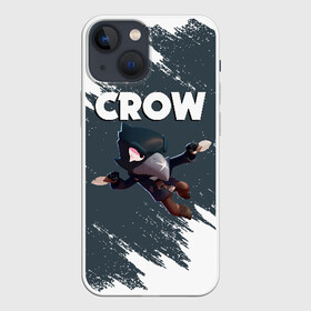 Чехол для iPhone 13 mini с принтом BRAWL STARS CROW в Петрозаводске,  |  | brawl stars | bull | colt | crow | leon | stars | берли | бо | брок | ворон | джесси | динамайк | дэррил | кольт | леон | мортис | нита | пайпер | пенни | поко | пэм | рикошет | спайк | фрэнк | шелли | эль примо