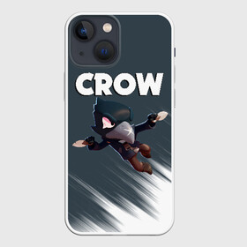 Чехол для iPhone 13 mini с принтом BRAWL STARS CROW в Петрозаводске,  |  | brawl stars | bull | colt | crow | leon | stars | берли | бо | брок | ворон | джесси | динамайк | дэррил | кольт | леон | мортис | нита | пайпер | пенни | поко | пэм | рикошет | спайк | фрэнк | шелли | эль примо