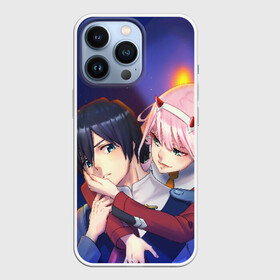 Чехол для iPhone 13 Pro с принтом Darling pair в Петрозаводске,  |  | 02 | anime | darling in the franxx | hiro | manga | zero two | аниме | ахегао | любимый во франксе | манга | милый во франксе | ноль два | хиро