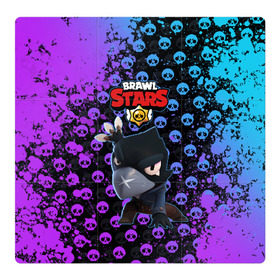 Магнитный плакат 3Х3 с принтом Brawl Stars в Петрозаводске, Полимерный материал с магнитным слоем | 9 деталей размером 9*9 см | brawl | brawl stars | crow | leon | stars | бравл | бравл старс | браво старс | игра | компьютерная | кров | леон | онлайн | старс