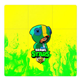 Магнитный плакат 3Х3 с принтом Brawl Stars LEON в Петрозаводске, Полимерный материал с магнитным слоем | 9 деталей размером 9*9 см | brawl | brawl stars | crow | leon | stars | бравл | бравл старс | браво старс | игра | компьютерная | кров | леон | онлайн | старс