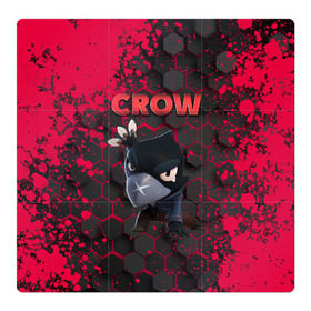 Магнитный плакат 3Х3 с принтом Brawl Stars CROW в Петрозаводске, Полимерный материал с магнитным слоем | 9 деталей размером 9*9 см | brawl | brawl stars | crow | leon | stars | бравл | бравл старс | браво старс | игра | компьютерная | кров | леон | онлайн | старс