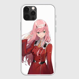 Чехол для iPhone 12 Pro с принтом Darling In The Franxx в Петрозаводске, силикон | область печати: задняя сторона чехла, без боковых панелей | 02 | anime | darling in the franxx | hiro | manga | zero two | аниме | ахегао | любимый во франксе | манга | милый во франксе | ноль два | хиро