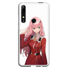 Чехол для Honor P Smart Z с принтом Darling In The Franxx в Петрозаводске, Силикон | Область печати: задняя сторона чехла, без боковых панелей | Тематика изображения на принте: 02 | anime | darling in the franxx | hiro | manga | zero two | аниме | ахегао | любимый во франксе | манга | милый во франксе | ноль два | хиро