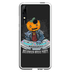 Чехол для Honor P Smart Z с принтом Halloween party в Петрозаводске, Силикон | Область печати: задняя сторона чехла, без боковых панелей | diy | ghost | halloween | horror | makeup | scary | skull clown | trick or treat | вампир | ведьма | кошка | луна | магия | ночь | тыква | хэллоуин