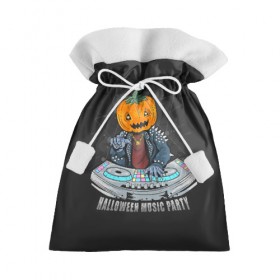 Подарочный 3D мешок с принтом Halloween party в Петрозаводске, 100% полиэстер | Размер: 29*39 см | diy | ghost | halloween | horror | makeup | scary | skull clown | trick or treat | вампир | ведьма | кошка | луна | магия | ночь | тыква | хэллоуин