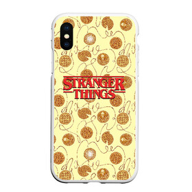 Чехол для iPhone XS Max матовый с принтом Stranger Thing Pancakes в Петрозаводске, Силикон | Область печати: задняя сторона чехла, без боковых панелей | beyond | eleven | hopper | jane | mike | stranger | things | wheeler | дастин | дела | джейн | загадочные | майк | одиннадцать | очень | события | странные | уилер | хендерсон | хоппер