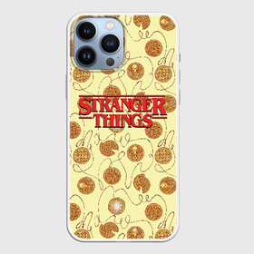 Чехол для iPhone 13 Pro Max с принтом Stranger Thing. Pancakes в Петрозаводске,  |  | beyond | eleven | hopper | jane | mike | stranger | things | wheeler | дастин | дела | джейн | загадочные | майк | одиннадцать | очень | события | странные | уилер | хендерсон | хоппер