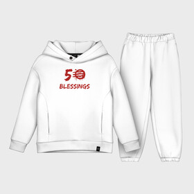 Детский костюм хлопок Oversize с принтом 50 Blessings в Петрозаводске,  |  | 50 blessings | 50 благословений | 80 е | hotline | miami | number | retrowave | usa | wrong | америка | горячая линия | майами | ретроваве | сша