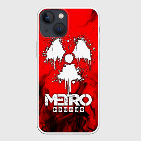 Чехол для iPhone 13 mini с принтом METRO EXODUS в Петрозаводске,  |  | exodus | horror | metro 2033 | metro exodus | sparta | survival | артём | игры | исход | метро | метро 2035 | спарта | спартанцы