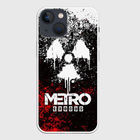 Чехол для iPhone 13 mini с принтом METRO EXODUS в Петрозаводске,  |  | exodus | horror | metro 2033 | metro exodus | sparta | survival | артём | игры | исход | метро | метро 2035 | спарта | спартанцы